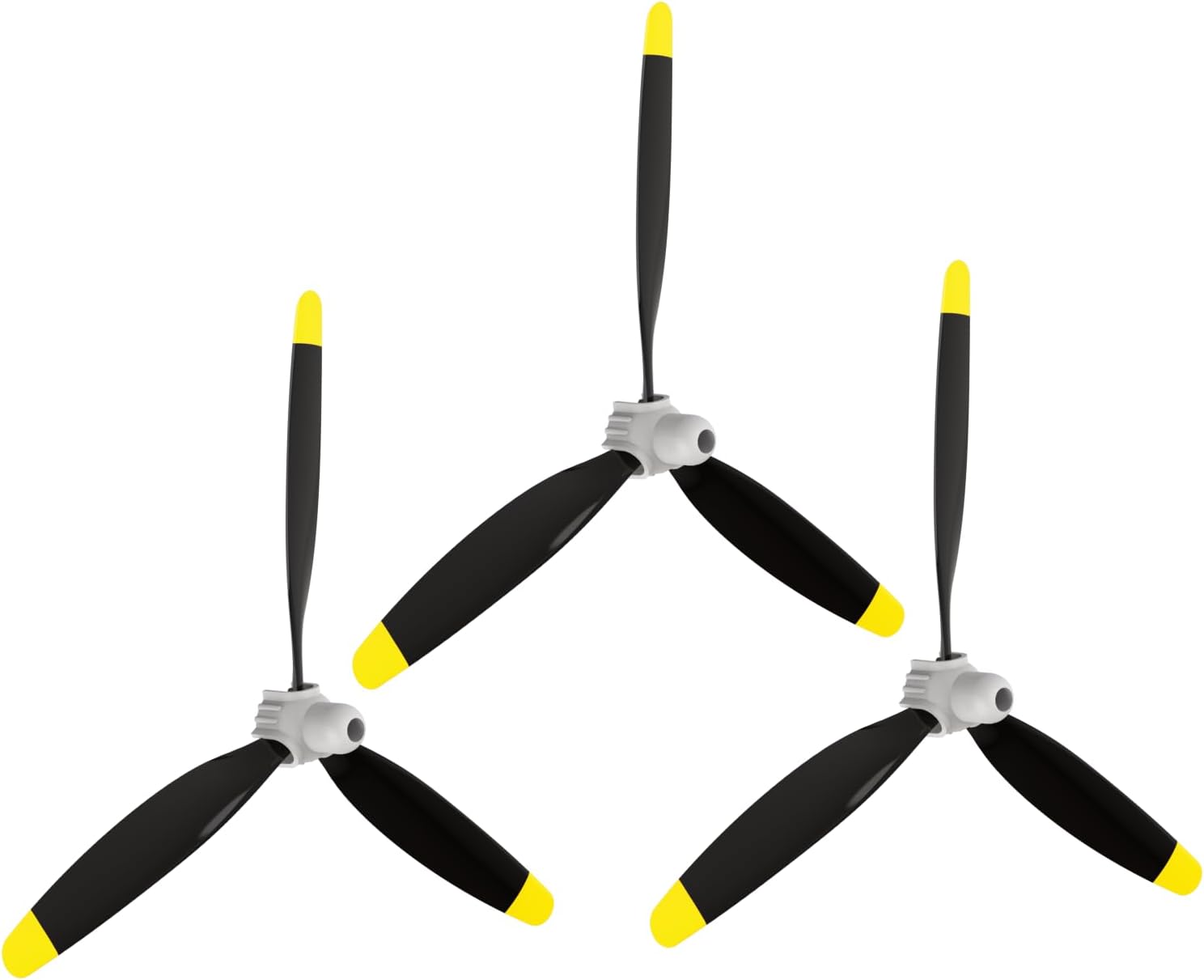 Leambe spare RC plane propellers compatible with F4U Corsair and P-47 Thunderbolt airframes